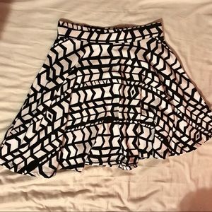 Patterned Skater Skirt